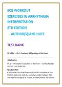 ECG Workout Test Bank &lpar;8th Ed&rpar; &ndash; Jane Huff &vert; Arrhythmia Interpretation MCQs &vert; Nursing ECG Practice 2026