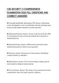 CJIS SECURITY 2 COMPREHENSIVE EXAMINATION 2026 FULL QUESTIONS AND CORRECT ANSWERS