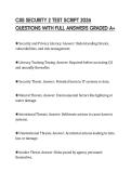 CJIS SECURITY 2 TEST SCRIPT 2026 QUESTIONS WITH FULL ANSWERS GRADED A&plus;
