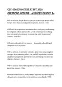 CLC 056 EXAM TEST SCRIPT 2026 QUESTIONS WITH FULL ANSWERS GRADED A&plus;
