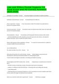 Law and Ethics Dental Hygiene CA Final Exam and All Correct Answers 2025-2026&period; 