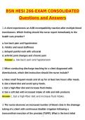 BSN 266 HESI EXAM Consolidated Latest 2026 Actual Questions and Verified Answers &lpar;Latest 2026 &sol; 2027 Update&rpar; A&plus; Grade 100&percnt; Guarantee Verified by Experts - Nightingale