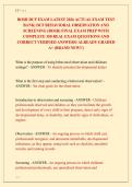 BOSR DCF EXAM LATEST 2026 ACTUAL EXAM TEST BANK&vert; DCF BEHAVIORAL OBSERVATION AND SCREENING &lpar;BOSR&rpar; FINAL EXAM PREP WITH COMPLETE 350 REAL EXAM QUESTIONS AND CORRECT VERIFIED ANSWERS&sol; ALREADY GRADED A&plus; &lpar;BRAND NEW&excl;&excl;&rpar;