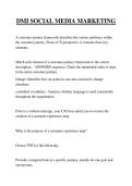 DMI SOCIAL MEDIA MARKETING QUESTIONS AND ANSWERS 2026