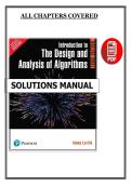 Solutions Manual for Introduction to the Design and Analysis of Algorithms 3rd Edition by Anany Levitin &ndash; Complete All Chapters Step-by-Step Solutions
