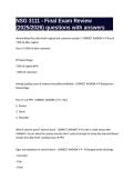 NSG 3111 - Final Exam Review &lpar;2025-2026&rpar; questions with answers