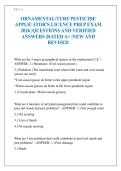 ORNAMENTAL&sol;TURF PESTICIDE APPLICATOR'S LICENCE PREP EXAM 2026 &vert;QUESTIONS AND VERIFIED ANSWERS &vert;RATED A&plus; &vert;NEW AND REVISED