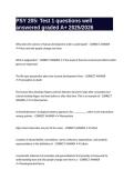 PSY 205 Test 1 questions well answered graded A&plus; 2025&sol;2026