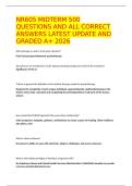 NR605 MIDTERM 500 QUESTIONS AND ALL CORRECT ANSWERS LATEST UPDATE AND GRADED A&plus; 2026