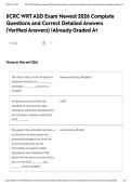 IICRC WRT ASD Exam Newest 2026 Complete Questions and Correct Detailed Answers &lpar;Verified Answers&rpar; &vert;Already Graded A&plus;