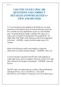 C&S TMC EXAM 2 2026 &vert; 200 QUESTIONS AND CORRECT DETAILED ANSWERS &vert;RATED A&plus; &vert;NEW AND REVISED
