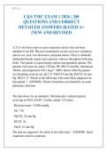 C&S TMC EXAM 1 2026 &vert; 200 QUESTIONS AND CORRECT DETAILED ANSWERS &vert;RATED A&plus; &vert;NEW AND REVISED