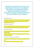 CONNECTICUT BOATING LICENSE EXAM  PREP 2026&sol;2027 WITH ACTUAL CORRECT  QUESTIONS AND VERIFIED DETAILED  ANSWERS &vert;CURRENTLY TESTING  QUESTIONS AND SOLUTIONS&vert;NEWEST &vert;JUST  RELEASED&excl;&excl;&vert;BRAND NEW VERSION 