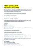 CPMA QUESTIONS& ANSWERS&lpar;RATED A&plus;&rpar;