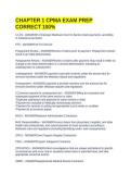 CHAPTER 1 CPMA EXAM PREP CORRECT 100&percnt;