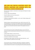 MED SURG HESI PRACTICE QUESTIONS LATEST 2026 PRACTICE QUESTIONS AND ANSWERS WITH FULL RATIONALES &vert; INSTANT DOWNLOAD PDF