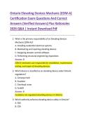 Ontario Elevating Devices Mechanic &lpar;EDM-A&rpar;  Certification Exam Questions And Correct  Answers &lpar;Verified Answers&rpar; Plus Rationales  2026 Q&A &vert; Instant Download Pdf
