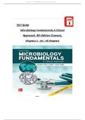 TEST BANK For Microbiology Fundamentals A Clinical Approach&comma; 4th Edition by Marjorie Kelly Cowan &vert; Verified Chapters 1 - 22 Updated&comma; Complete Newest Version