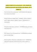 BARKLEY PMHNP ACTUAL EXAM BANK   &vert; 100&percnt; GRADED AND COMPLETE QUESTIONS AND ANSWERS &vert; 2026 VERSION &comma; GET IT CORRECT&excl;&excl;&excl;