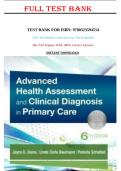 Test Bank for Advanced Health Assessment & Clinical Diagnosis in Primary Care&comma; 6th Edition by Dains &ndash; Complete Chapter Q&A &lbrack;2026&ndash;2027&rsqb;