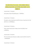 VITA ADVANCED ACTUAL EXAM   &vert; 100&percnt; GRADED &vert; 40 REAL &  COMPLETE QUESTIONS AND ANSWERS &vert; 2026 VERSION &comma; GET IT CORRECT&excl;&excl;&excl;