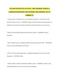 VITA ADVANCED ACTUAL EXAM   &vert; 100&percnt; GRADED &vert; 35 REAL &  COMPLETE QUESTIONS AND ANSWERS &vert; 2026 VERSION &comma; GET IT CORRECT&excl;&excl;&excl;