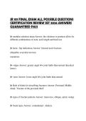 JR 101 FINAL EXAM ALL POSSIBLE QUESTIONS CERTIFICATION REVIEW SET 2026 ANSWERS GUARANTEED PAS