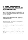 JR 101 FINAL EXAM ALL POSSIBLE QUESTIONS PRACTICE SCRIPT UPDATED 2026 TESTED SOLUTIONS
