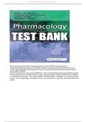 Test Bank - Pharmacology&colon; A Patient-Centered Nursing Process Approach &lpar;9th Edition&rpar; PHARMACOLOGY 9TH EDITION MCCUISTION TEST BANK