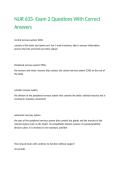 NUR 633- Exam 2 Questions With Correct Answers