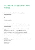 nur 633 EXAM QUESTIONS WITH CORRECT ANSWERS