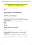 Dell Technologies Advantage with all Correct & 100&percnt; Verified Answers &vert;Already Graded A&plus;