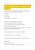 APEA PRACTICE TEST 2026 UPDATED EXAM QUESTIONS & ANSWERS WITH DETAILED RATIONALES &vert; INSTANT PDF DOWNLOAD