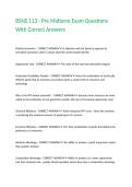 BSNS 113 - Pre Midterm Exam Questions With Correct Answers&period;