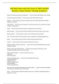 Dell Sales Exam with all Correct & 100&percnt; Verified Answers &vert;Latest Version &vert;Already Graded A&plus;