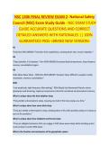 NSC Chapter 10 Exam 4 - NSC EXAM STUDY GUIDE ACCURATE QUESTIONS AND CORRECT DETAILED ANSWERS WITH RATIONALES &vert;&vert; 100&percnt; GUARANTEED PASS <BRAND NEW VERSION>