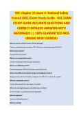 NSC Chapter 10 Exam 4 - NSC EXAM STUDY GUIDE ACCURATE QUESTIONS AND CORRECT DETAILED ANSWERS WITH RATIONALES &vert;&vert; 100&percnt; GUARANTEED PASS <BRAND NEW VERSION>