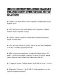 LICENSE INSTRUCTOR LICENSE EXAMINER PRACTICE SCRIPT UPDATED 2026 TESTED SOLUTIONS