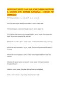 BIODIVERSITY UNIT 3 EXAM 2026 UPDATED EXAM QUESTIONS & ANSWERS WITH DETAILED RATIONALES &vert; INSTANT PDF DOWNLOAD