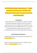 NCCER Boilermaker Maintenance &ndash; Study Questions and Answers&comma; NCCER Craft Training&comma; Boilermaker Program &lpar;Practice Exam Material&rpar;