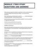 MODULE 3 TEEX STUDY QUESTIONS AND ANSWERS GRADED A&plus; FOR 20262027 ASSURED EXCEL&excl;&excl;