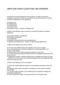 OBHR 3330 EXAM 5 QUESTIONS AND ANSWERS