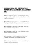 MAN3025 FINAL UCF ACTUAL EXAMINATION 2026 QUESTIONS WITH CORRECT ANSWERS GRADED A&plus;