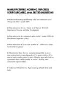 MANUFACTURED HOUSING PRACTICE SCRIPT UPDATED 2026 TESTED SOLUTIONS