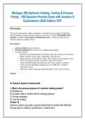 Michigan &lpar;MI&rpar; Hydronic Heating&comma; Cooling & Process  Piping &ndash; 200-Question Practice Exam with Answers &  Explanations &lpar;2026 Edition&rpar; PDF 