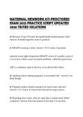 MATERNAL NEWBORN ATI PROCTORED EXAM 2023 PRACTICE SCRIPT UPDATED 2026 TESTED SOLUTIONS