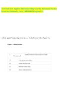 Test bank For Applied Pathophysiology for the Advanced Practice Nurse 2nd Edition by Lucie UPDATED Chapter 1-14 