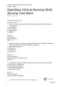 Skills Test Bank Chapter 7 2025&sol;2026 Complete Questions with Solution