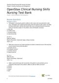 Skills Test Bank Chapter 9 2025&sol;2026 Complete Questions with Solution