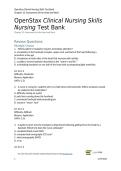 Skills Test Bank Chapter 22 2025&sol;2026 Complete Questions with Solution